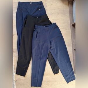 Women’s Black and Blue Dress Pants